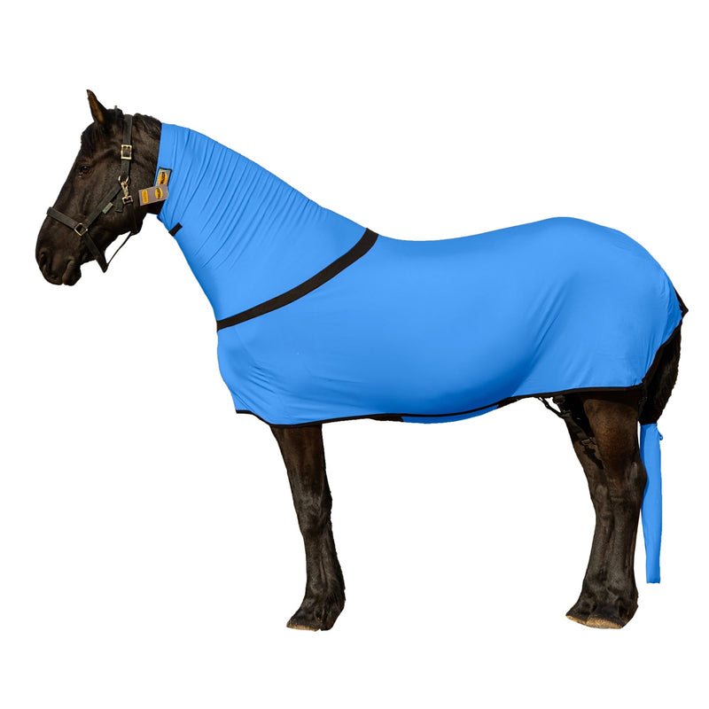 Premium Horse Full Body Slinky - Full Zipper & Faceless - Lycra Material - Available in 5 Colors Royal Blue Large - BeesActive Australia