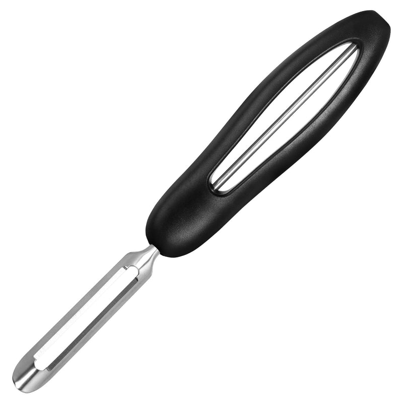 Professional #1071 Vegetable Peeler, Stainless Steel Fruit Potato Peeler, Swivel Vegetable Peeler with Easy Grip Ergonomic Handle & Ultra Sharp Stainless Steel Blades, 7 1/4 Inch Black - BeesActive Australia