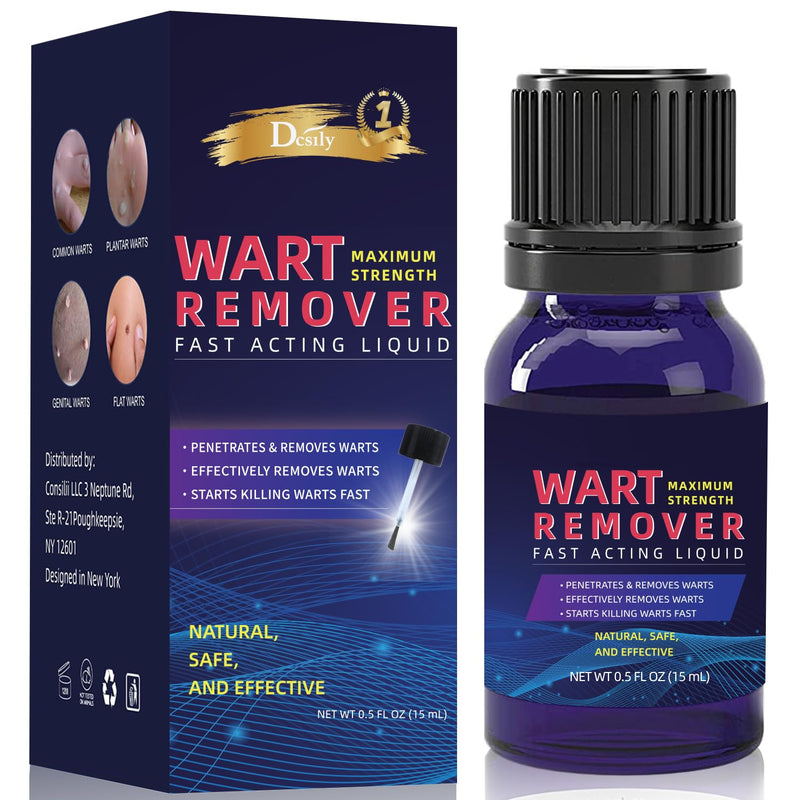 Fast Action Liquid Wart Gel Maximum Strength Liquid with Salicylic Acid - Fast-Acting Wart Liquid Freeze Off Designed for Warts, Plantar Wart, Genital Wart, Common Wart, Flat Wart, Corn, Callus - BeesActive Australia