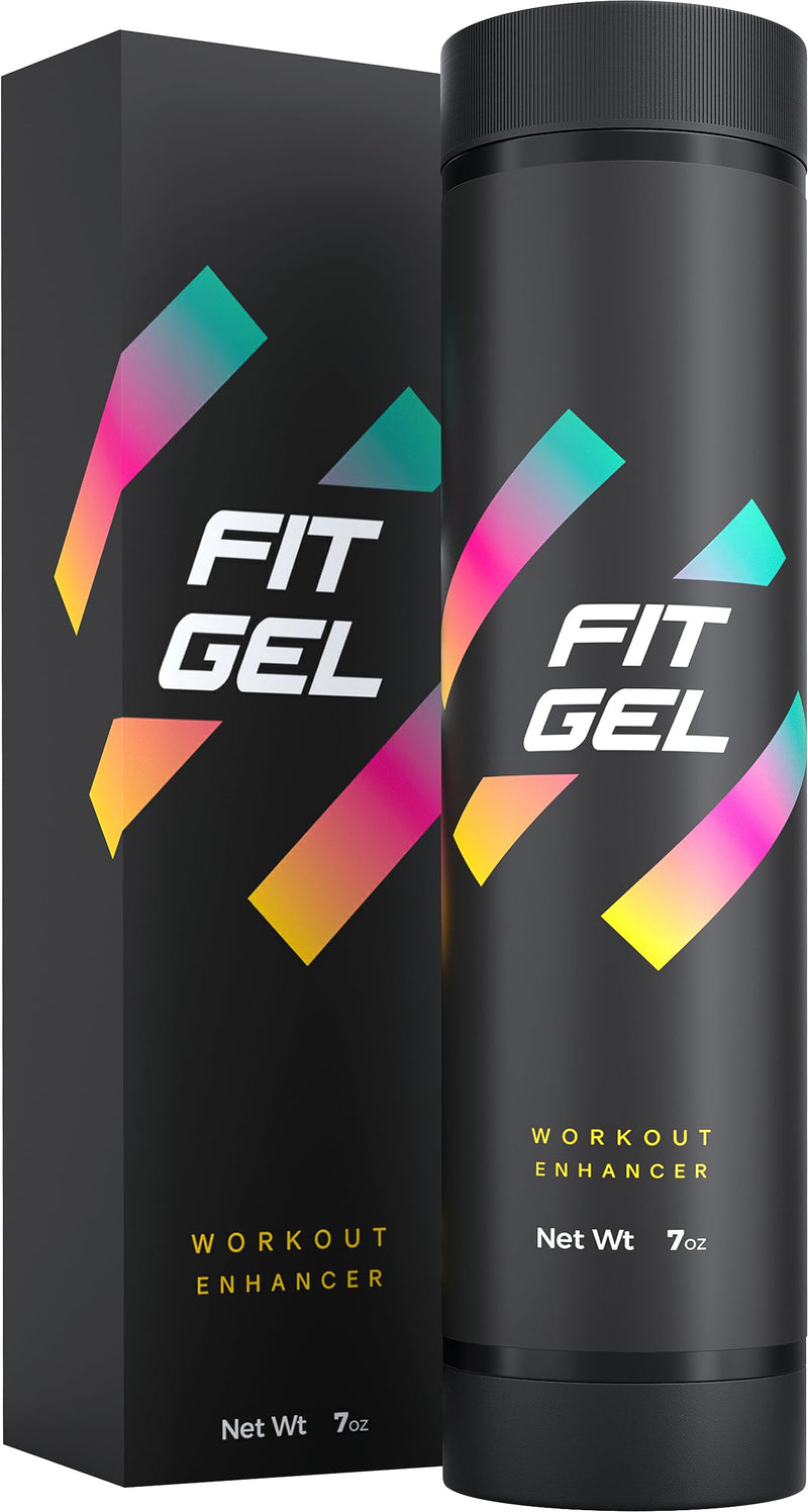 Workout Enhancer Roll-On Gel Stick | Hot Cream | Ideal with FitGel Waist Trimmer| Boost Your Workout and Increase Sweat | Sweet Scent, Easy Applicator Stick (Improved Formula) Black New - BeesActive Australia