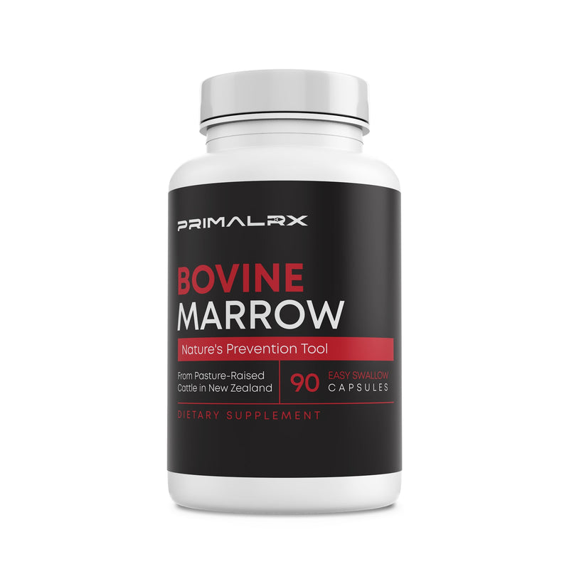 Beef Bone Marrow Supplement, Grass Fed Freeze-Dried Bone Marrow Capsules with Vitamin K2, Healthy Fats & Collagen, Whole Food Ancestral Organ Supplement, 90 Count