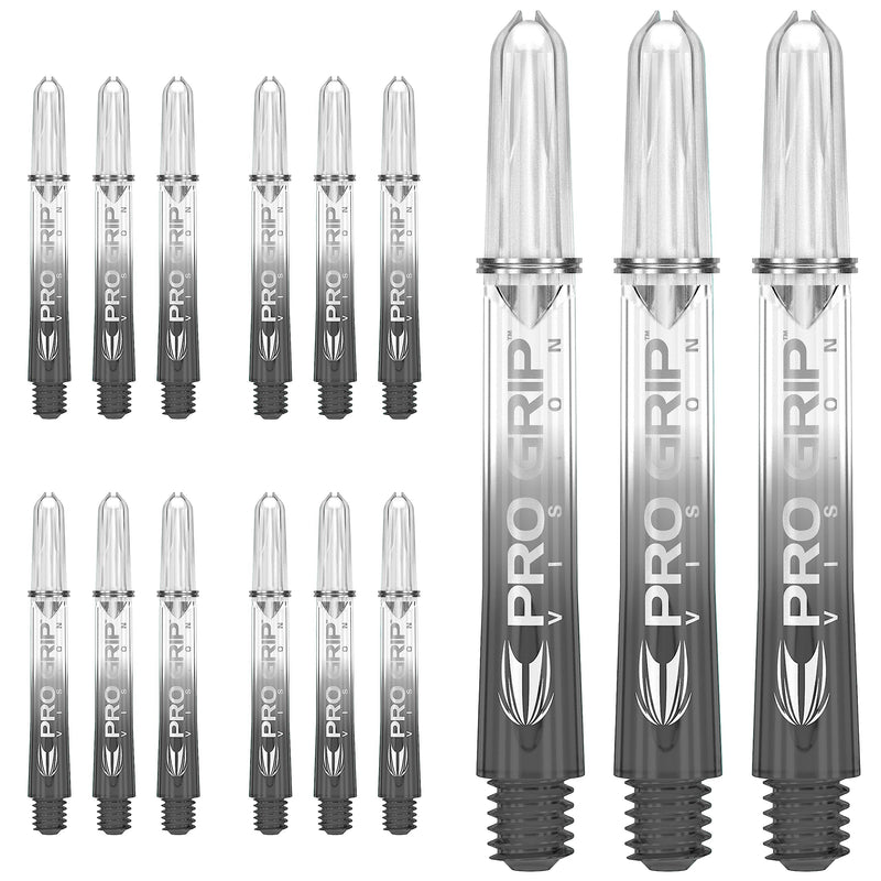 Target Darts 5 x Sets of Pro Grip Vision Dart Stems - 15 Dart Shafts in Total Medium Black - BeesActive Australia