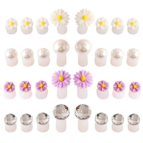SOLUSTRE 32 pcs Professional Toe Separators Nail Art Toe Separators for Pedicure Dividers for Nail Polish Application Manicure Tools for Home and Salon Use