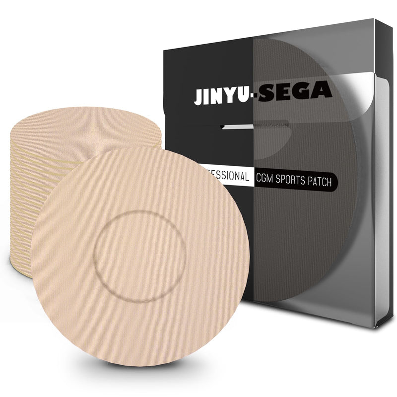 Adhesive Patches for Freestyle Libre 1/2-20pcs Sensor Covers for Libre 1/2, Waterproof Overlay Patches, Lasts for 14 Days,Tan Tan Libre 1/2/3 - BeesActive Australia