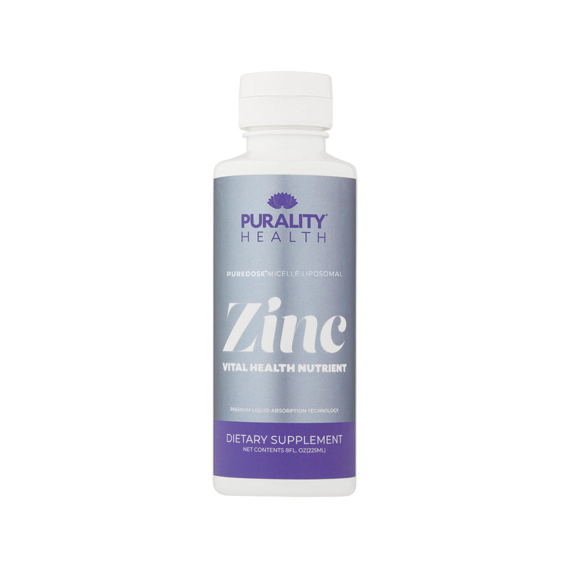 Purality Health Liposomal Liquid Zinc 15mg for Immune Support, 15 Days | Bisglycinate with Vitamin E | Micelle Liposomal High Absorption Formula | Blueberry Flavor, Vegan, Non-GMO, Gluten Free