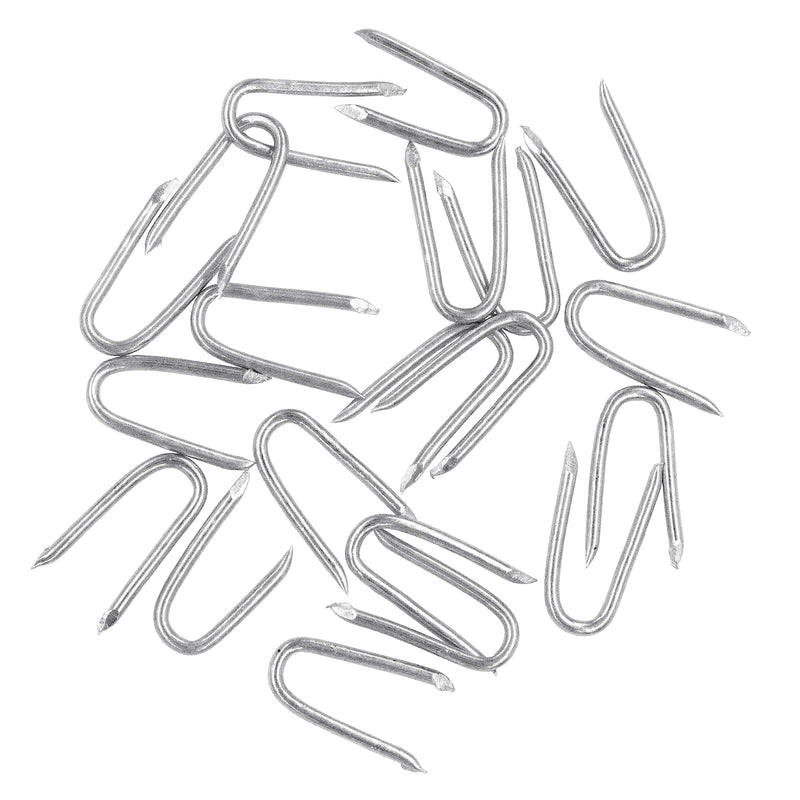 Wire Fencing Galvanised Staples (260 pcs)，Chicken Wire Fencing Staple Horseshoe Nail Set - Securely Attach Chicken Wire Netting Wire Mesh to Fences or Posts 2mm - BeesActive Australia