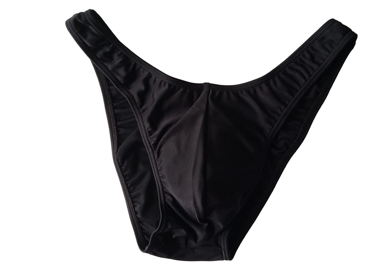 NPC,IFBB,WBFF Men's bodybuilding posing trunks/posing fitness suit - Black Medium