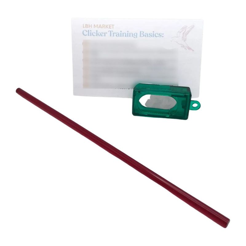 Bird Clicker Training Kit with Pet Clicker and Training Stick Great for Bonding and Trick Training Birds - BeesActive Australia