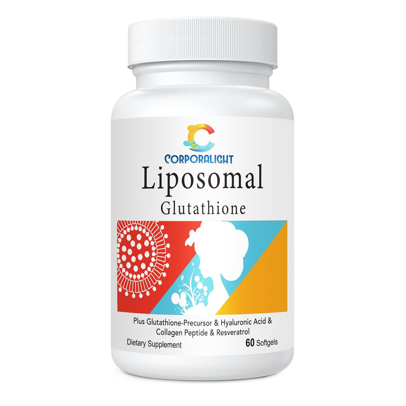 Liposomal Glutathione Softgels, Enhanced Absorption - Liposomal Delivery, Active Form L-Glutathione, Cellular, Immune Function & Liver Detox, Rich in Antioxidant Formula, Gluten Free, 60 Softgels 60 Count (Pack of 1)