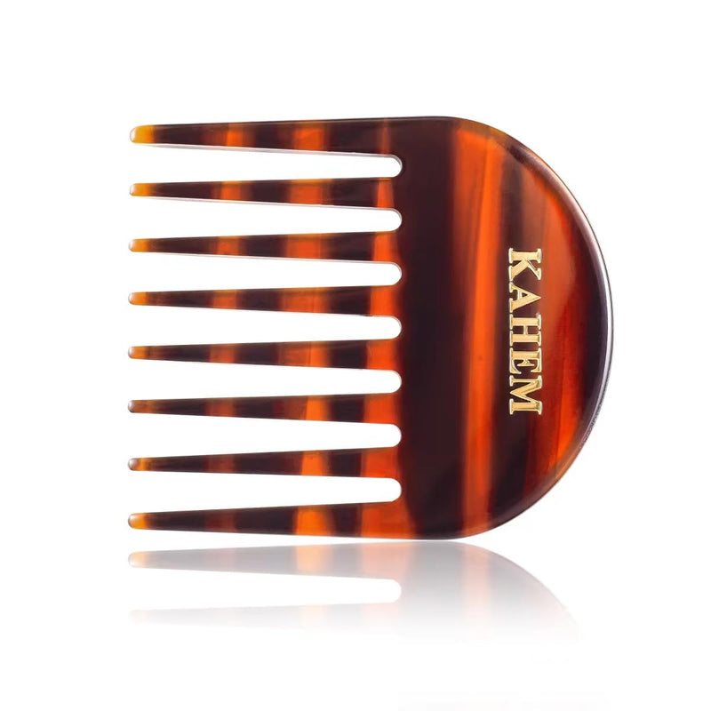 KAHEM Handmade Wide Tooth Comb for curly hair.Small Wide Tooth Comb for Long and short Hair Detangler Comb For Wet and Dry. Professional hair cutting combs-3.14Inch - BeesActive Australia