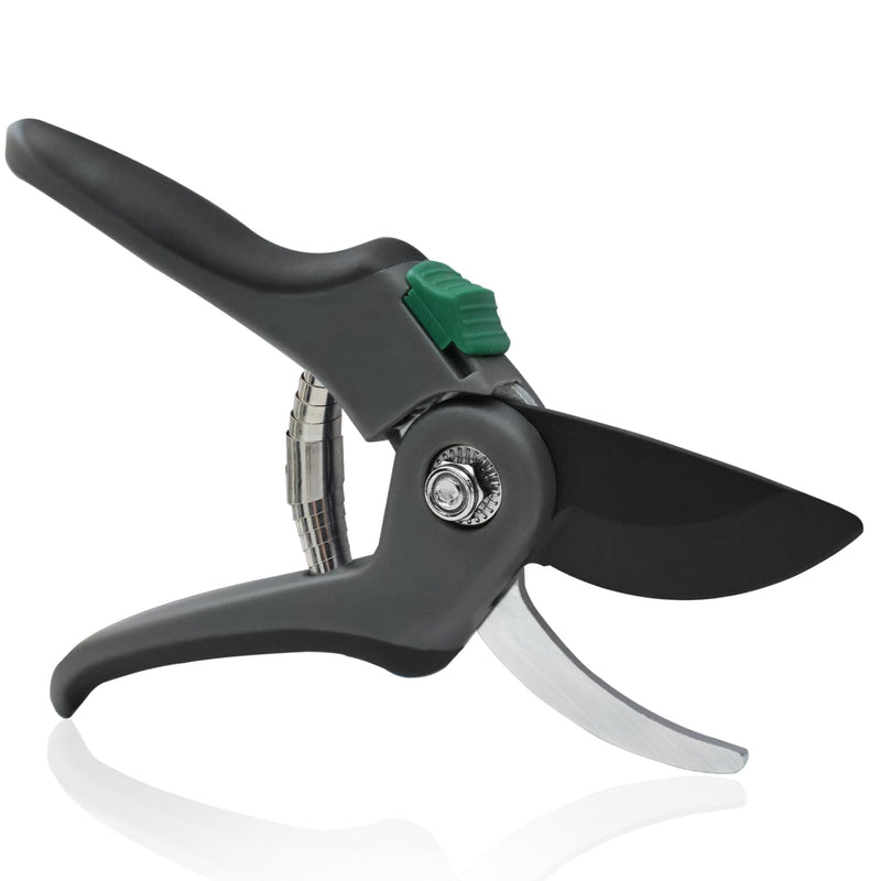 Veectgoo 8" Bypass Pruning Shears Gardening Pruners Heavy Duty Secateurs Clippers Handheld Garden Tools for Rose Flower Plants Trimming, 1 Inch Cut - BeesActive Australia