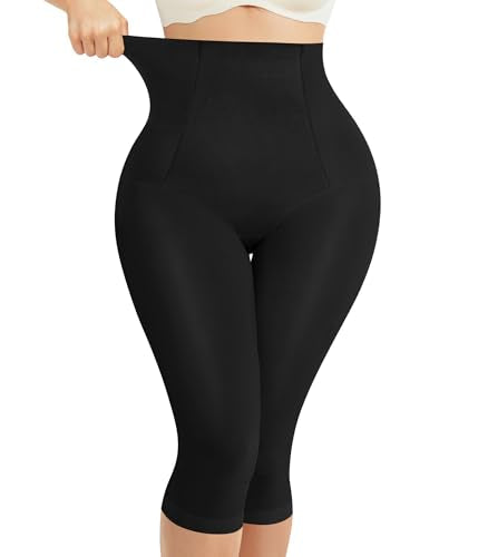 Nebility Compression Leggings for Women Shapewear Butt Lifting Panties XX-Large Black
