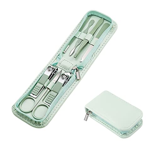 Manicure Set Nail Clippers Pedicure Kit 7 Pcs Travel Nail Kit