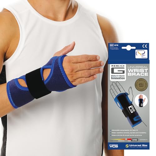 Neo-G Universal Fit Wrist Brace - Wrist Support Brace for Carpal Tunnel Syndrome, Arthritic Wrists, Wrist Injuries, Tendonitis, Weak Wrists. Left or Right - Class 1 Medical Device