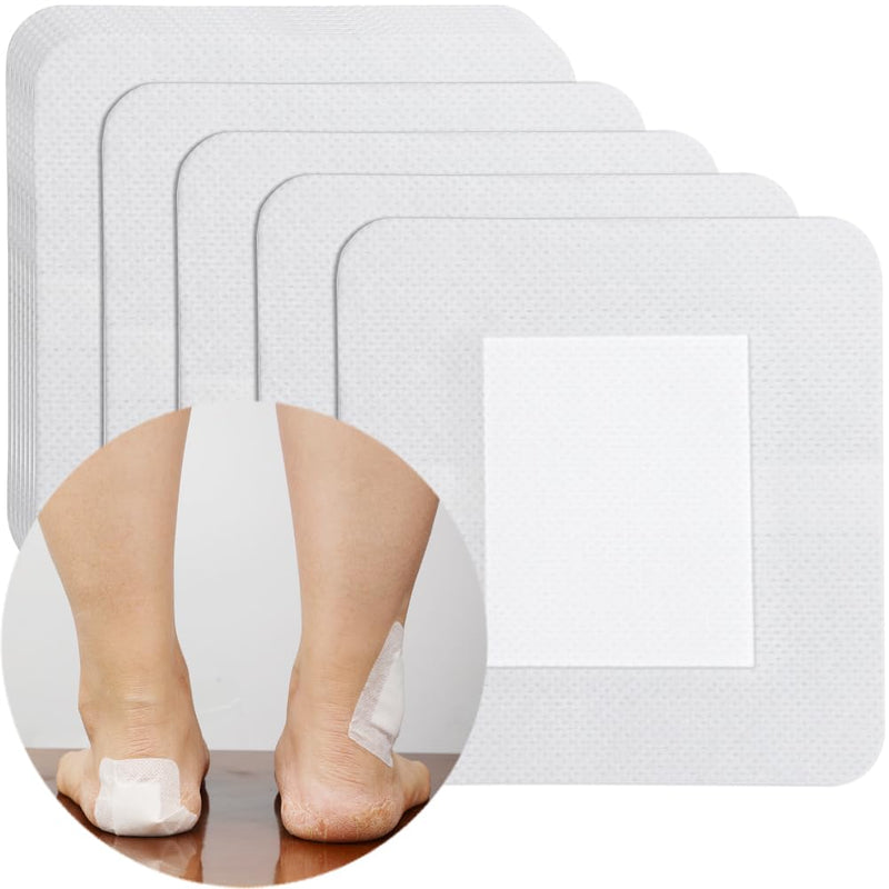 Island Wound Dressing for Arm Shoulder Small Wounds Abrasions Surgical Incisions Breathable Bordered Guaze Pads Adhesive Bandage with No Glue on The Center 4x4 Inch Pack of 40 - BeesActive Australia