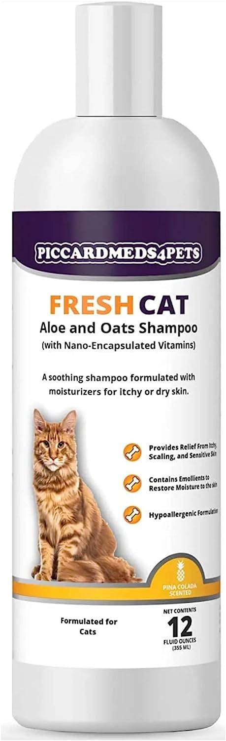 Fresh-Cat Aloe Vera and Oats Shampoo 12oz - BeesActive Australia