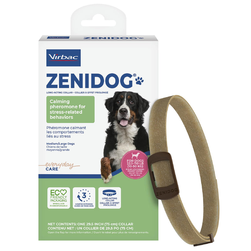 Dog Calming Collar with Pheromones - Zenidog Long-Acting Collar, Dog Calming Pheromone Collar, Long-Acting Pheromones for Dogs, Calming Collar, Dog Calming, Calming Collar for Dogs (Large Dogs) Large Dogs - PawsPlanet Australia