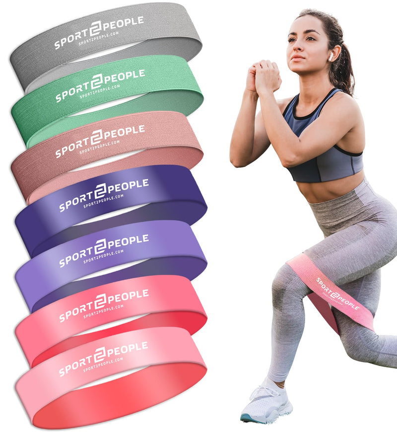 Resistance Bands for Working Out, Exercise Bands, Workout Bands, Booty Bands, Fitness Bands, Excersing Bands, Resistance Bands for Legs, Resistance Band Gym, 7 Resistance Levels, E-book & Recipes Incl