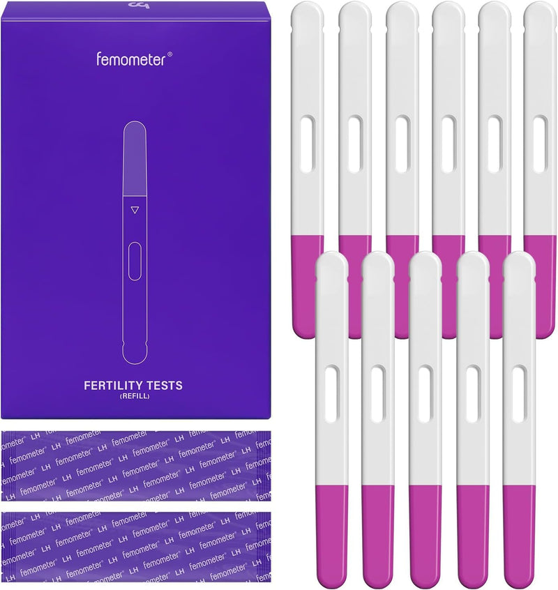 Femometer Ovulation Test Strips Refill for Ivy-103 Only, 20 Pack LH Test Strips for Women, Fertility Test Strips, Powered by femometer Ovulation Tracker App, Over 99% Accurate Result - BeesActive Australia