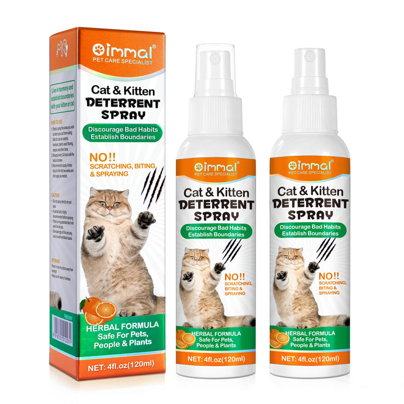 Cat Repellents Sprays,240ML,Anti Pee & Anti Scratch Furniture & Anti Scratching Plants,Suit for Indoor & Outdoor,Establish Boundaries & Keep Cat Off,Safe for Children & Plant