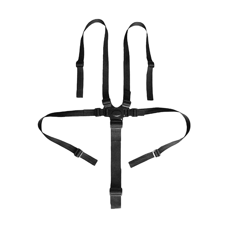 5 Point Harness Seat Belt Safety Strap Belt,High Chair Strap,Baby Safe Harness for Stroller Pushchair Pram Buggy Safe Protection,Safety Harness Strap Belt,Shoulder Strap Belts for Pram Black