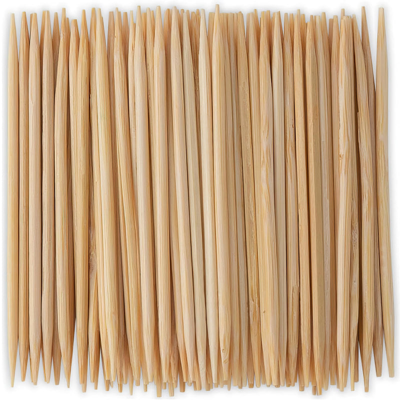 Blue Sky Toothpicks In Dispenser - 300 Premium Wooden Food Picks | Disposable & Eco-Friendly Design for Easy Party Snacking and Elegant Home Dining - BeesActive Australia