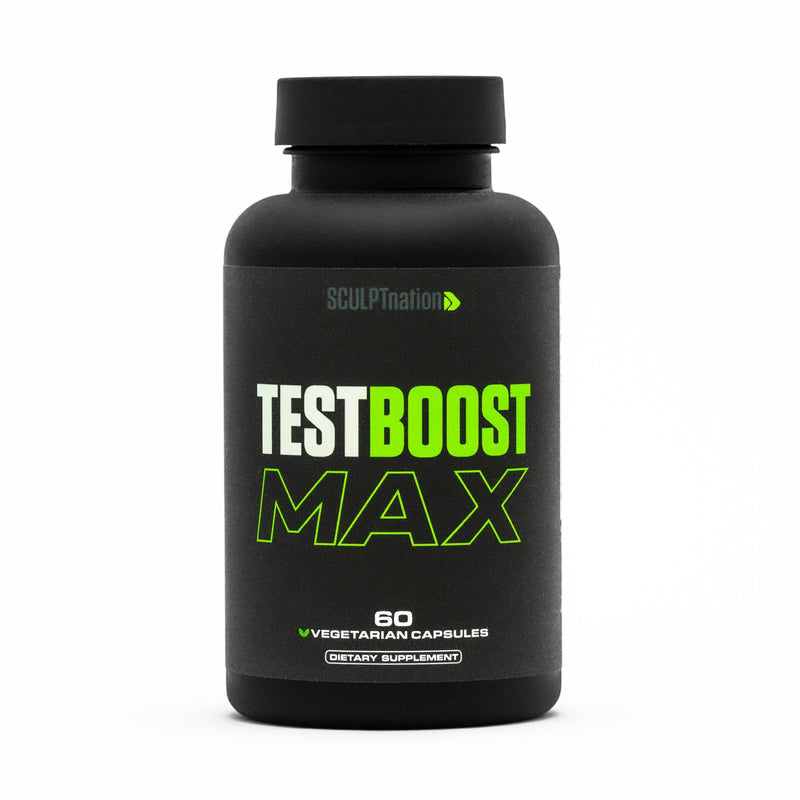 Sculpt Nation by V Shred Test Boost Max - Testosterone Supplement for Men - Tribulus Terrestris for Men - Natural Energy, Stamina, and Strength Booster - 60 Gluten Free Capsules 60 Count (Pack of 1)