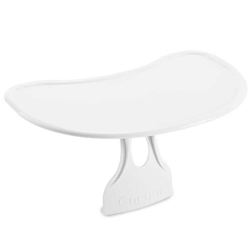 Gnegni Seat Tray Attachment Accessory Compatible with Bumbo Floor Seat, Smooth Tray Surface Easily Attaches to Baby Bumbo Floor Seat for Baby Feeding and Playing, Easy to Clean & Release-White White - BeesActive Australia