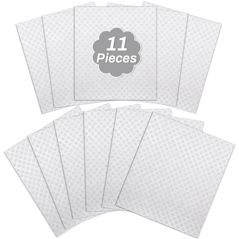 Lucomb 11 Pack Swedish Dishcloths for Kitchen, Reusable Kitchen Dish Rags Sponge Cleaning Cloths Cellulose Dishcloths for Kitchen Washing Dish Counters Grey - BeesActive Australia