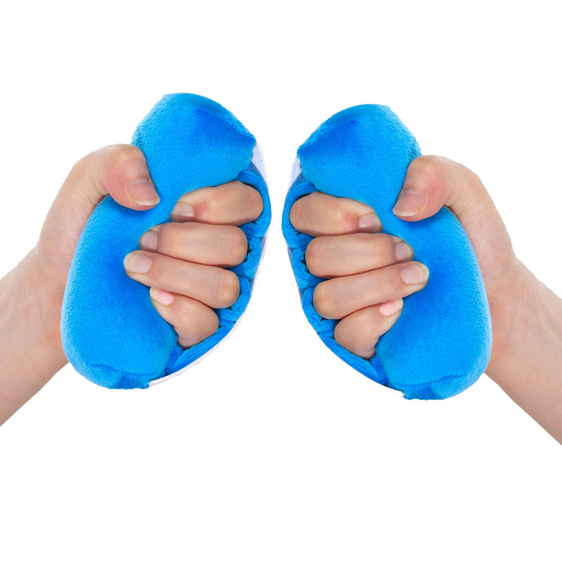 TYYIHUA Palm Protector Hand Contracture Cushion, (2 Pack) Fluff Finger Contracture Cushion with Elastic Band & Finger Sepereter, Support Hand Finger Open, Prevent Hand Contracture 2pc - BeesActive Australia