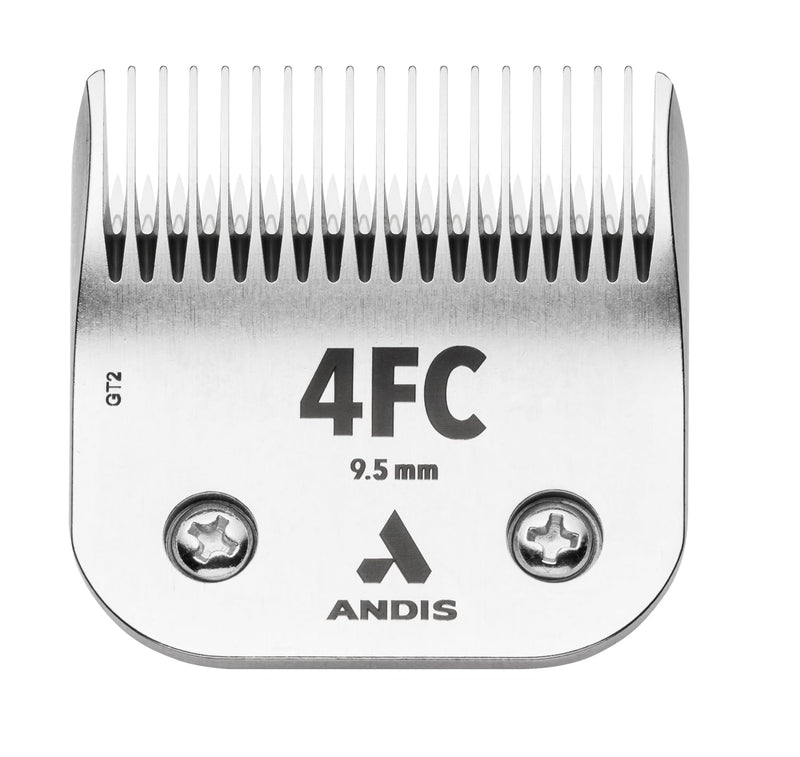 Andis 72620 CeramicEdge Carbon-Infused Steel Pet Clipper Blade, Size-4FC, 3/8-Inch Cut Length, Stainless Steel - BeesActive Australia