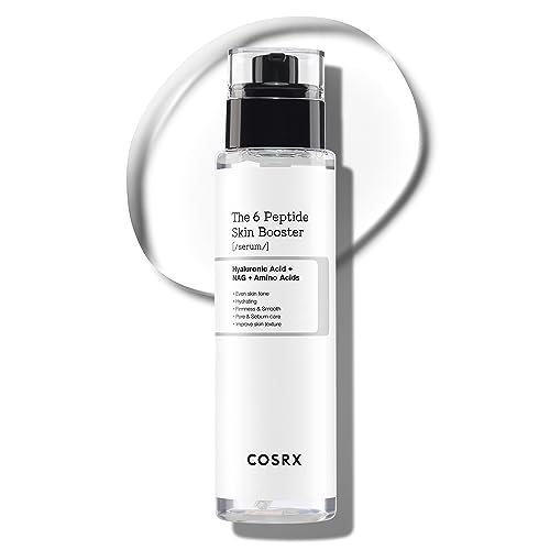 COSRX 6X Peptide Collagen Skin Booster Toner Serum for Dull Skin, 5.07 oz 6 Multi Peptide Complex (1 Pack)