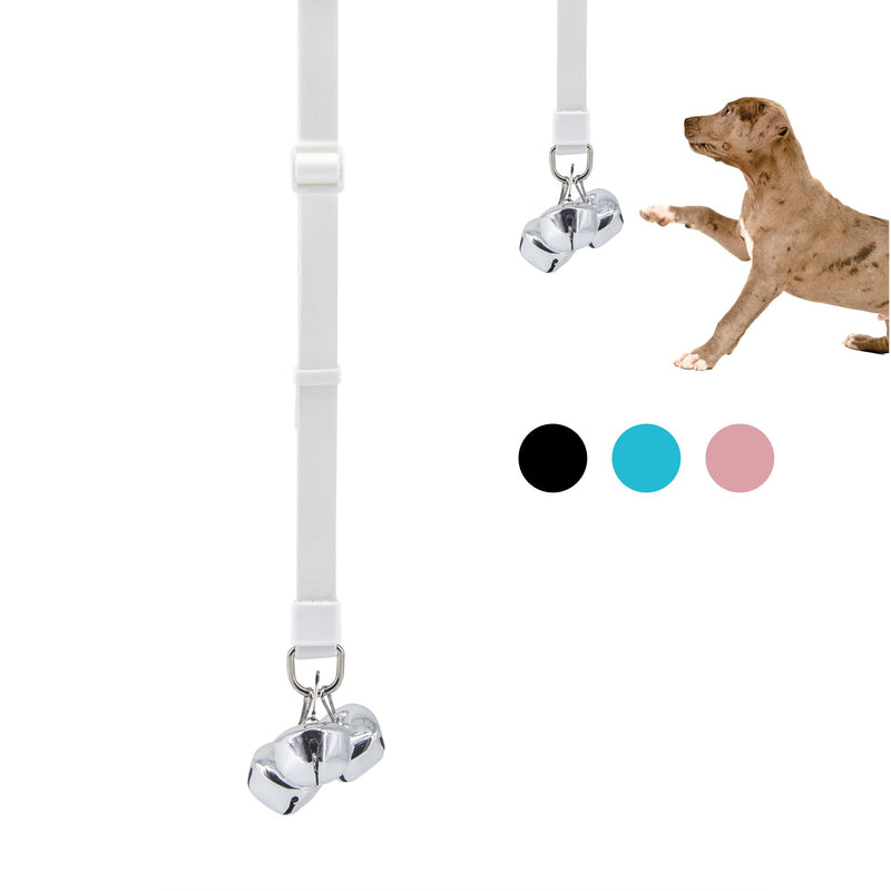 SVD.PET Puppy Bell Doorbell, Dog Bell for Potty Training, Attach to doorknob or Anywhere Near The Door, Length and Height Adjustable (White) 1-PACK White - BeesActive Australia