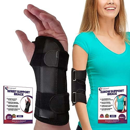 Wrist Brace For Carpal Tunnel Left Hand + Elbow Brace Small