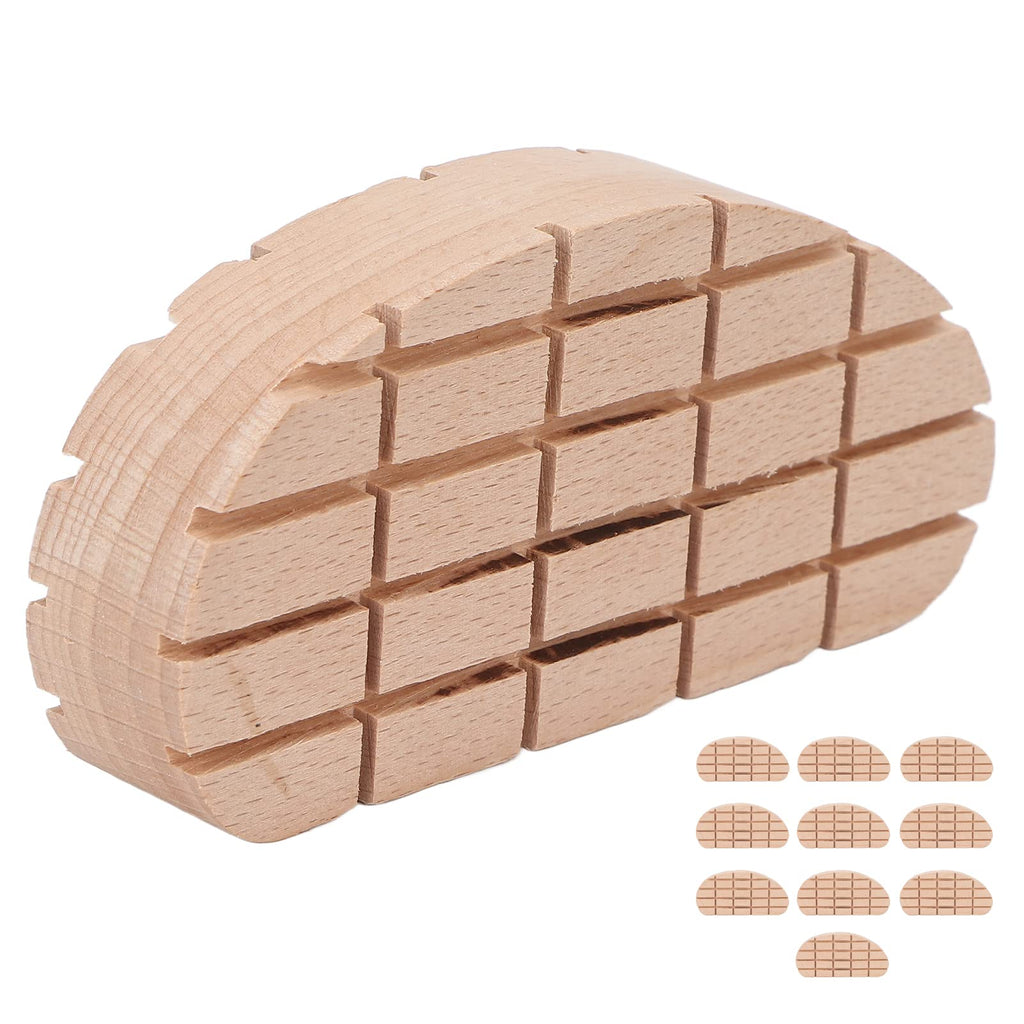 Horses Wooden Hoof Mat, Breathable Strong Fit Waterproof Horses Hoof Pads for Cows