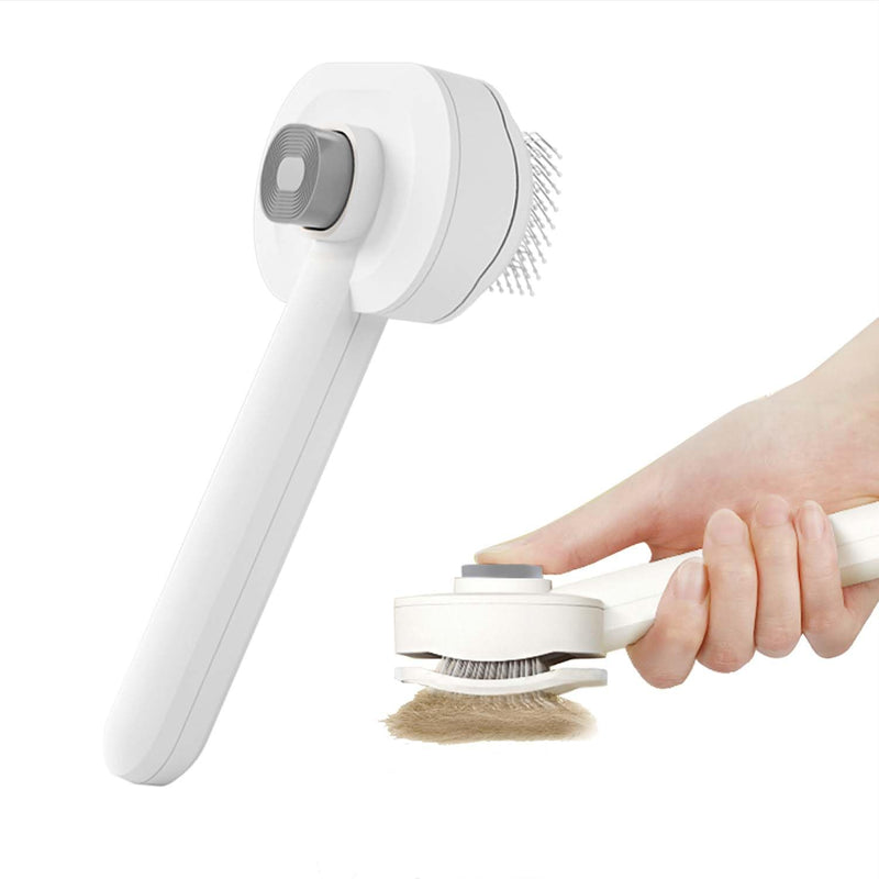 Cat Brush with Air Cushion Massager,Cat Hair Brush Airbag Massage Comb,For Dog/Cat Care Hair Long And Short Hair Brushes,Dog/Cat Hair Brushes Grey - BeesActive Australia