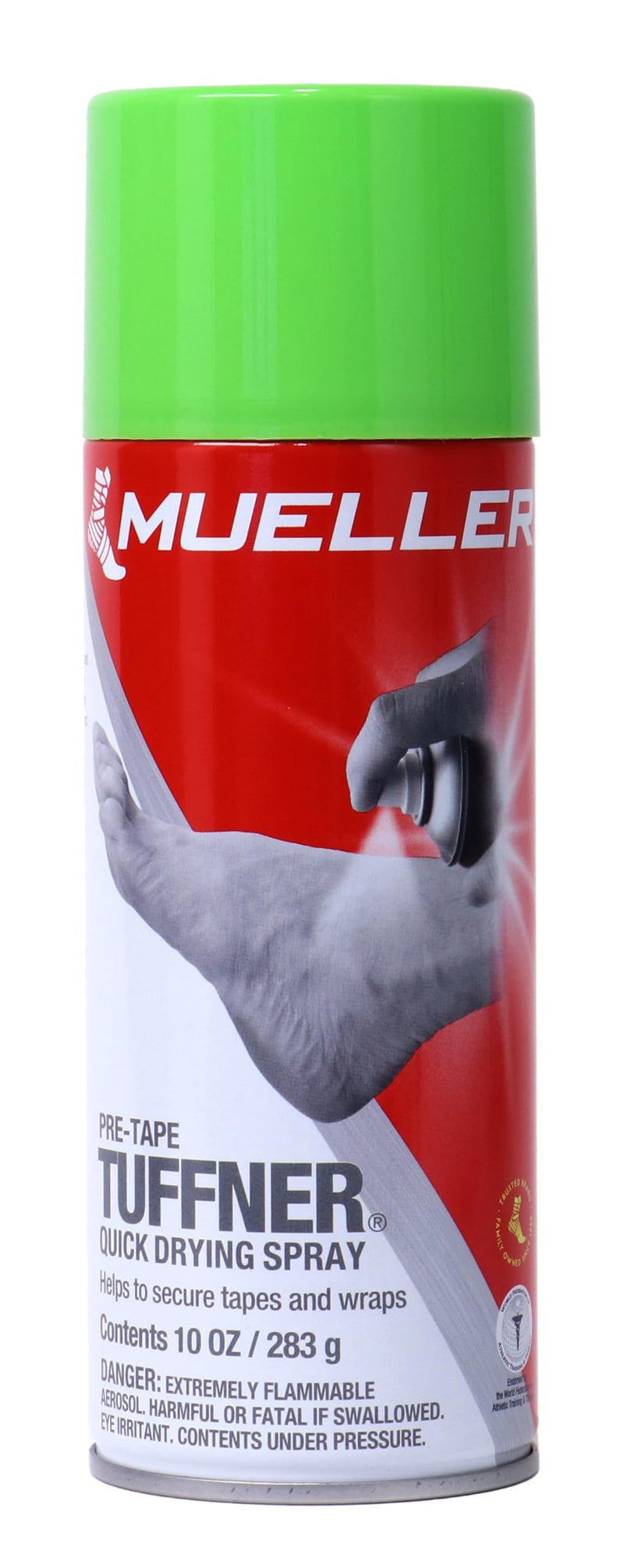 Mueller Sports Medicine Tuffner Quick Dry Pre-Tape Spray, Keeps Tape in Place, Long Lasting Hold 10 Ounce (NEW) (Pack of 1) - BeesActive Australia