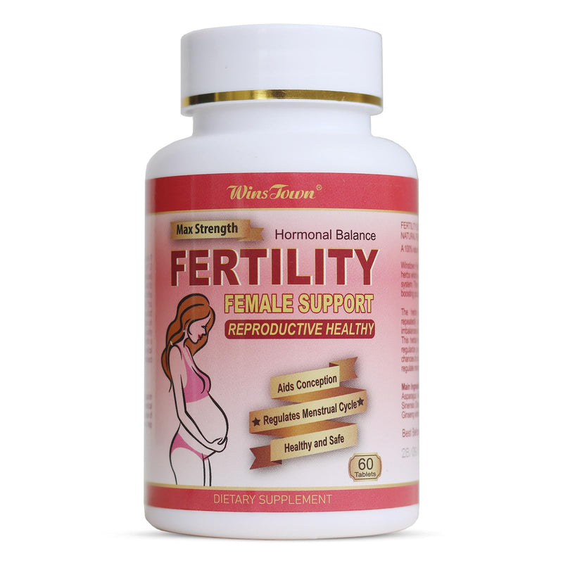 Fertility Tablets for Women, Female Prenatal Vitamin Supplements, Support Ovulation & Conception, 60 Tablets - BeesActive Australia