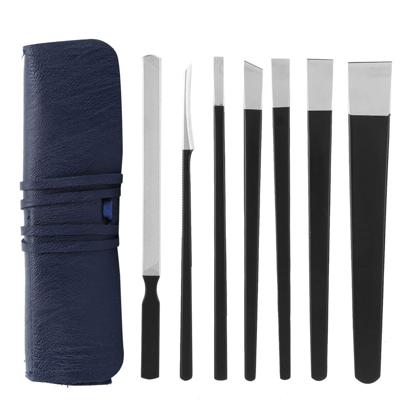 Watris Veiyi 7PCS Pedicure Knife Set, Ingrown Toenail Removal Kit, Pedicure Callus Shaver Tools, Professional Foot Scraper, Steel Foot Care for Dead Skin Corn Foot Remover Foot File Rasp (7in) - BeesActive Australia
