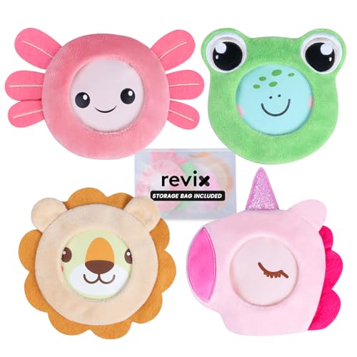 REVIX Kids Ice Packs - Reusable Gel Cold Packs for Toddlers and Babies Colorful Cartoon Critter Collection