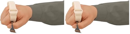 Carlisle FoodService Products Sammons Preston Heavy-Duty Utensil Holder, Universal Hand Strap and Cuff for Weak Grip, Limited Mobility, Large/X-Large, 3 3/4"-4 3/4" Across Knuckles (Pack of 2) 1 Count (Pack of 2)