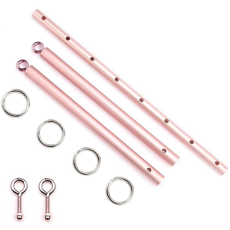Rose Gold Adjustable Spreader Bar Set, EXREIZST Suitable for Sets Sports Training Fitness Gear Home Gyms