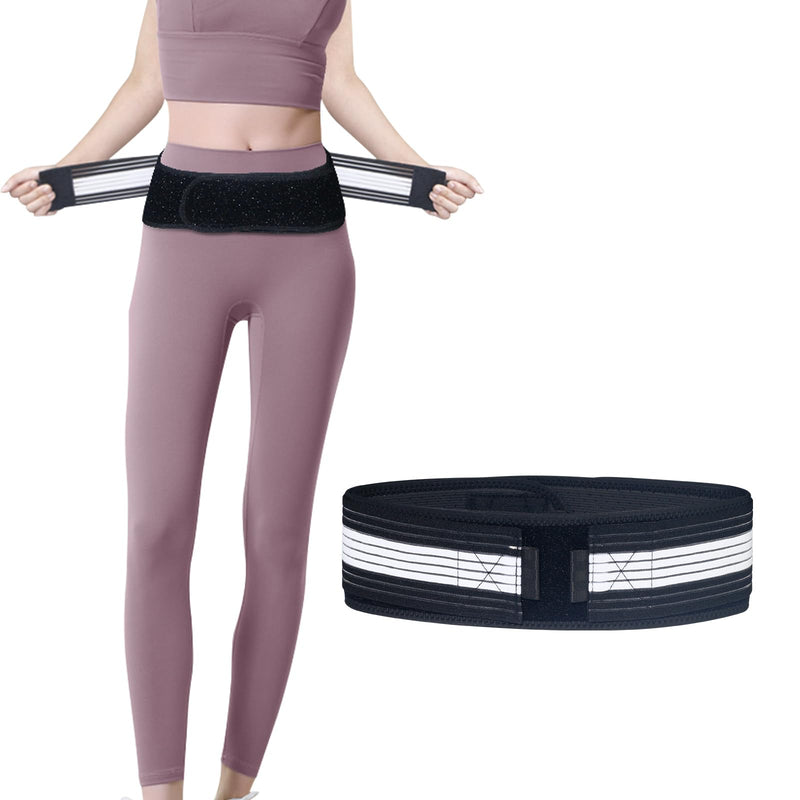 TOAUXUNG Sacroiliac SI Joint Hip Belt,Lower Back Support Brace,Adjustable Pelvic Support Belt,Trochanter Belt for Women,Men Hip Braces Pain Relief Device for Nerve,Lumber(L) Large - BeesActive Australia