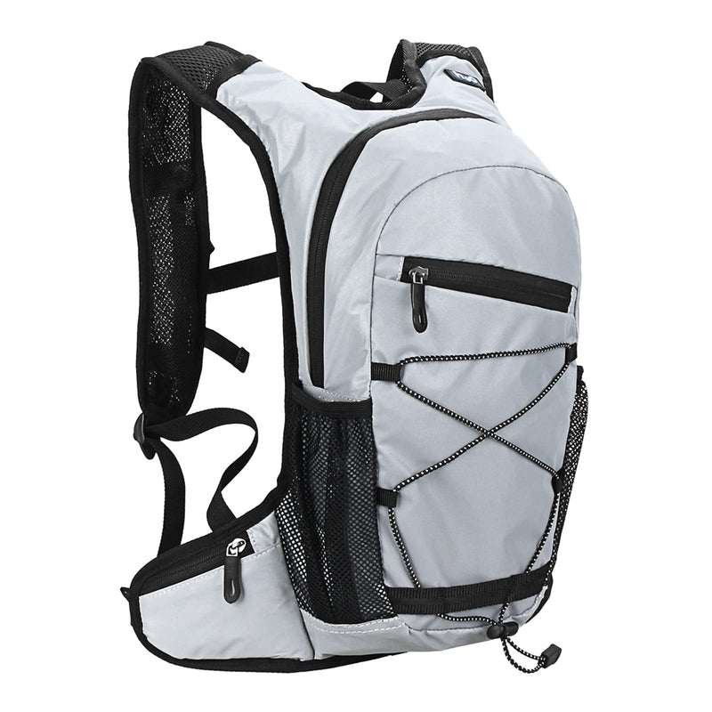 Hydration Backpack, 8L High Visibility Reflective Cycling Hydration Backpack Outdoor Sports Running Hiking Backpack Travel Daypack Shoulder Bag