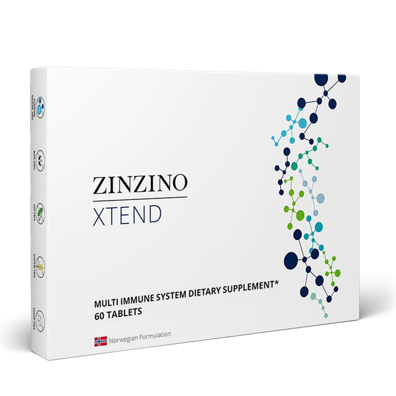 Zinzino - Xtend Immune Supplement - 60 Tablets | Contains 23 Essential Vitamins And Minerals, Daily Tablet Formula, Designed To Complement A Balanced Nutrition Routine