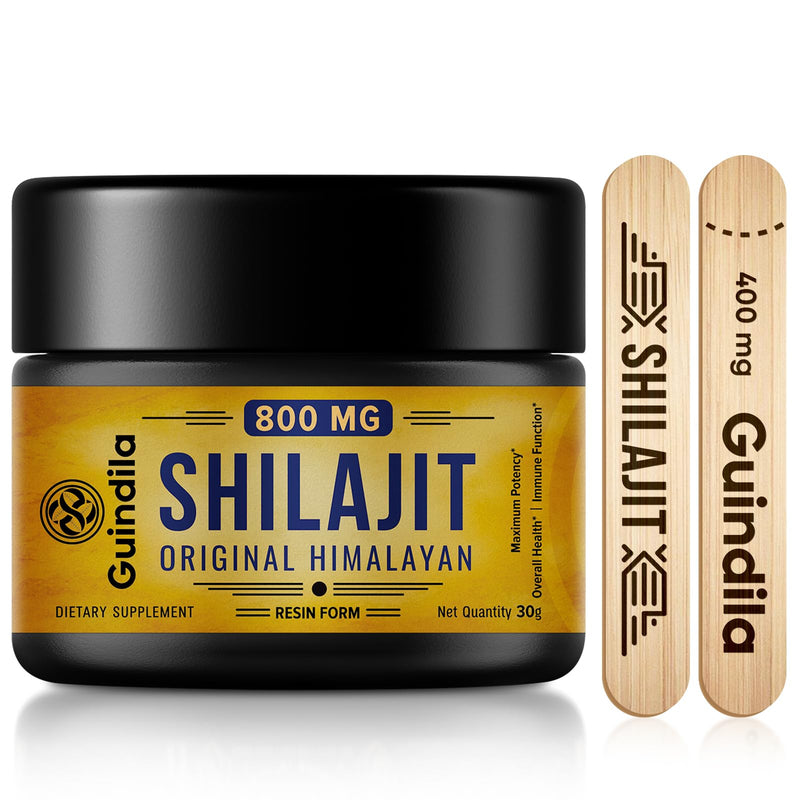 800mg Shilajit Supplement - Shilajit Pure Himalayan Organic Shilajit Resin with Maximum Potency, Original from Himalayan with 85+ Trace Minerals & Fulvic Acid for Focus & Energy, Immunity, 30 Grams 1 Fl Oz(Pack of 1) - BeesActive Australia