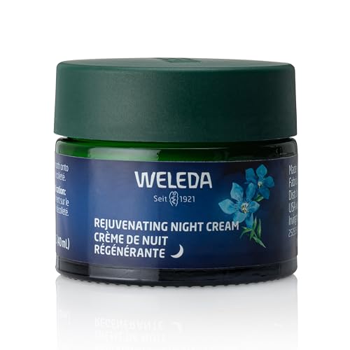 Weleda Face Care Rejuvenating Night Cream, Plant Rich Moisturizer with Blue Gentian and Edelweiss