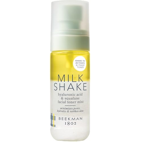 Beekman 1802 Milk Shake Hydrating Face Mist, Fragrance Free, 2 fl oz Milk Shake Mini 2 Fl Oz (Pack of 1)