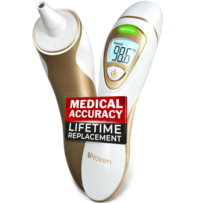 iProvèn Pro Series | Ear Thermometer with Non-Touch Forehead Function | Superior Accuracy for Adults, Kids, Babies | Premium Digital Thermometer for Adults and All Ages Standard - BeesActive Australia