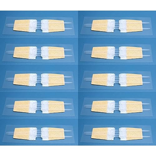 Laceration Wound Closure Device, Emergency Laceration Closure Strips to Repair - Pack of 10 Units